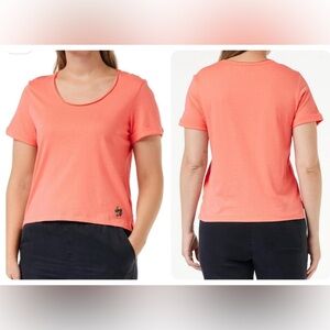 Ted Baker Miarna Easy Fit Relaxed Scoop Neck Shirt Magnolia Flower Size Small 4